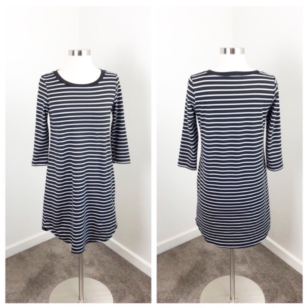 Charlotte Russe striped long sleeve sweater dress